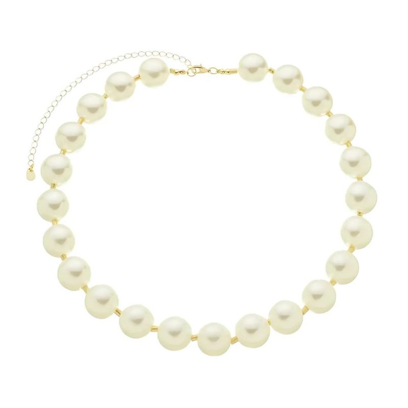 Choker Dillan Moderna de Pérolas no Ouro