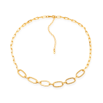 Choker Dourada Cartier com Extensor banhada a ouro 24K, com tecnologia antialérgica e design sofisticado.