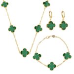 Conjunto Trevos Verde